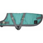 ZeeZ Supreme Dachshund Dog Coat - Mint Green/Grey