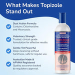 Topizole Medicated Shampoo for Dogs & Cats