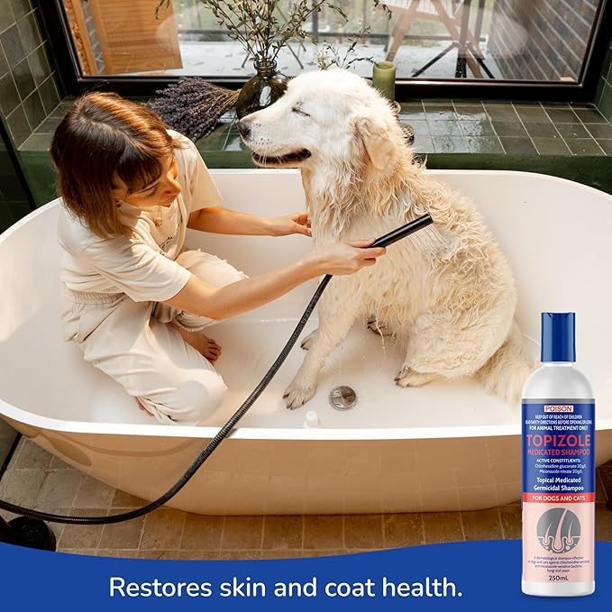 Topizole Medicated Shampoo for Dogs & Cats