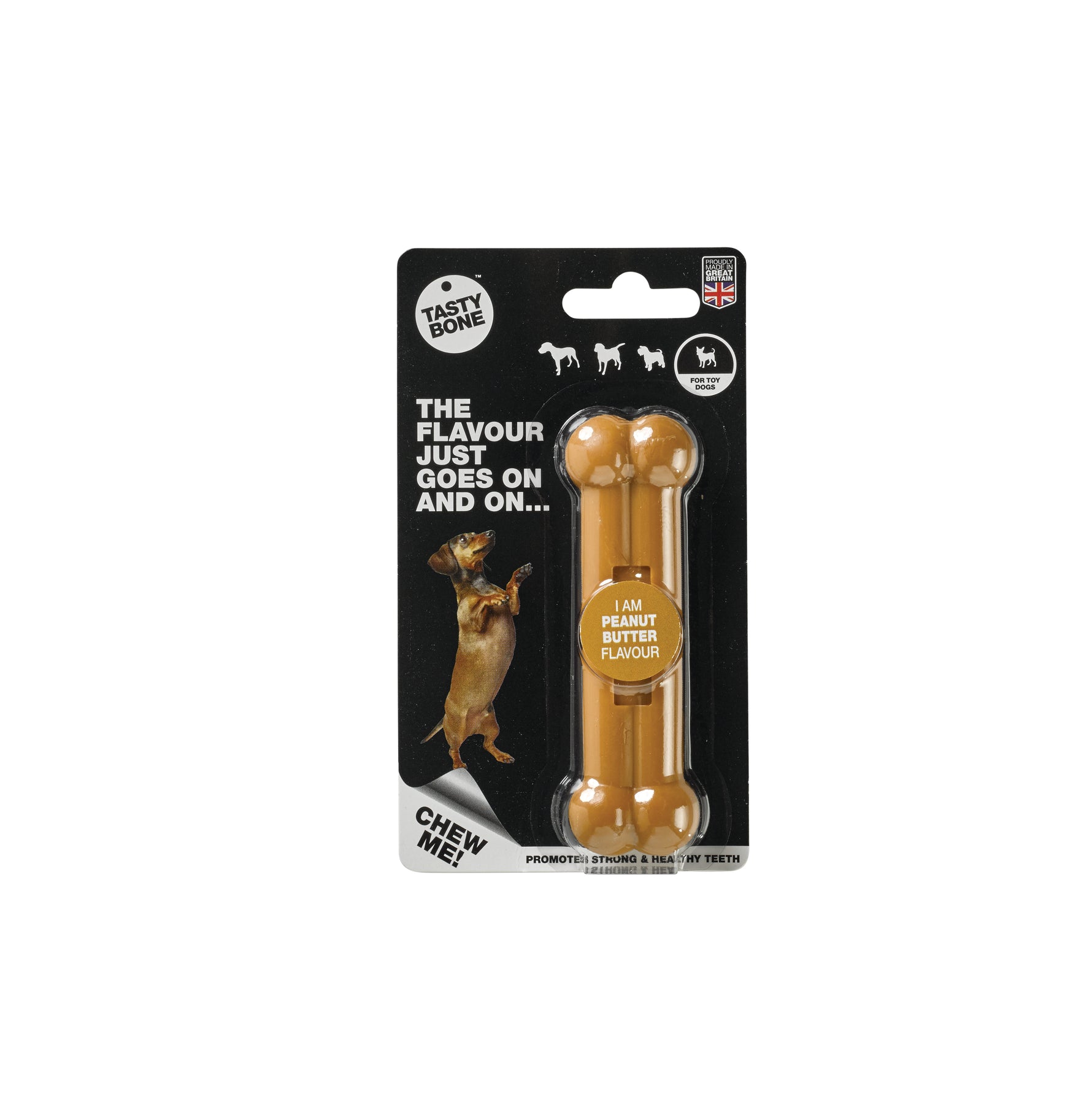TastyBone Peanut Butter Flavour Nylon Bone