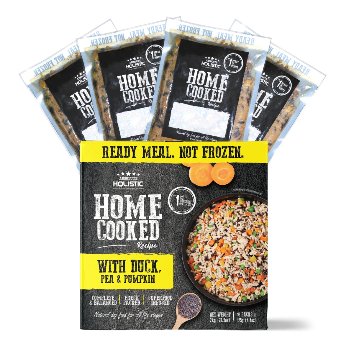 Absolute Holistic Home Cooked Recipe Duck, Pea & Pumpkin