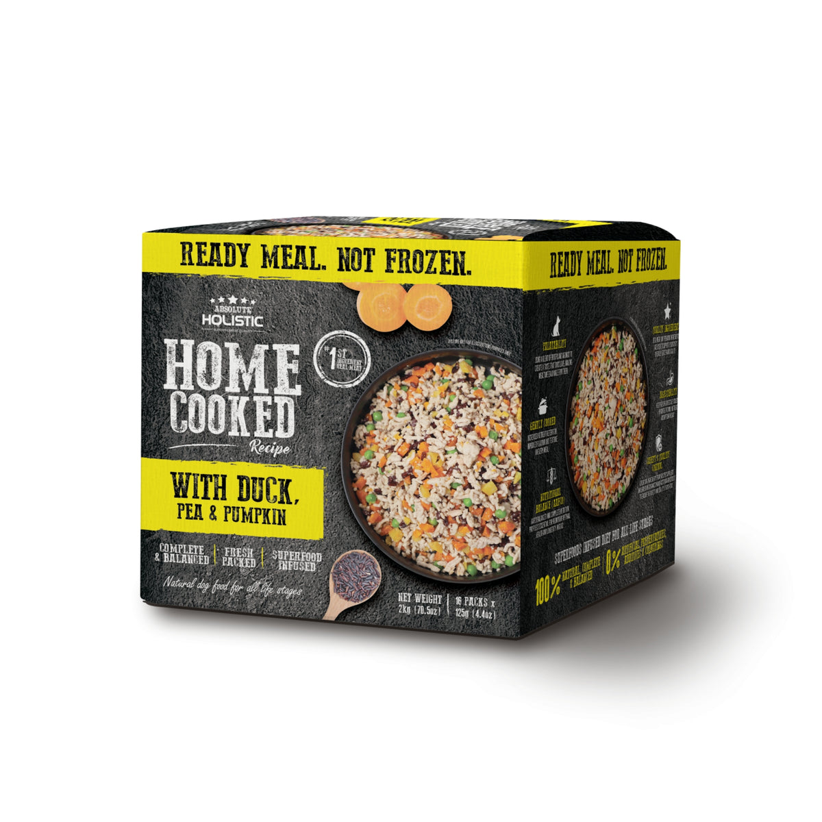 Absolute Holistic Home Cooked Recipe Duck, Pea & Pumpkin