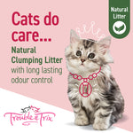 Trouble & Trix Tofu Cherry Blossom Scent Clumping Cat Litter Pellets 10L