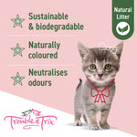 Trouble & Trix Tofu Cherry Blossom Scent Clumping Cat Litter Pellets 10L