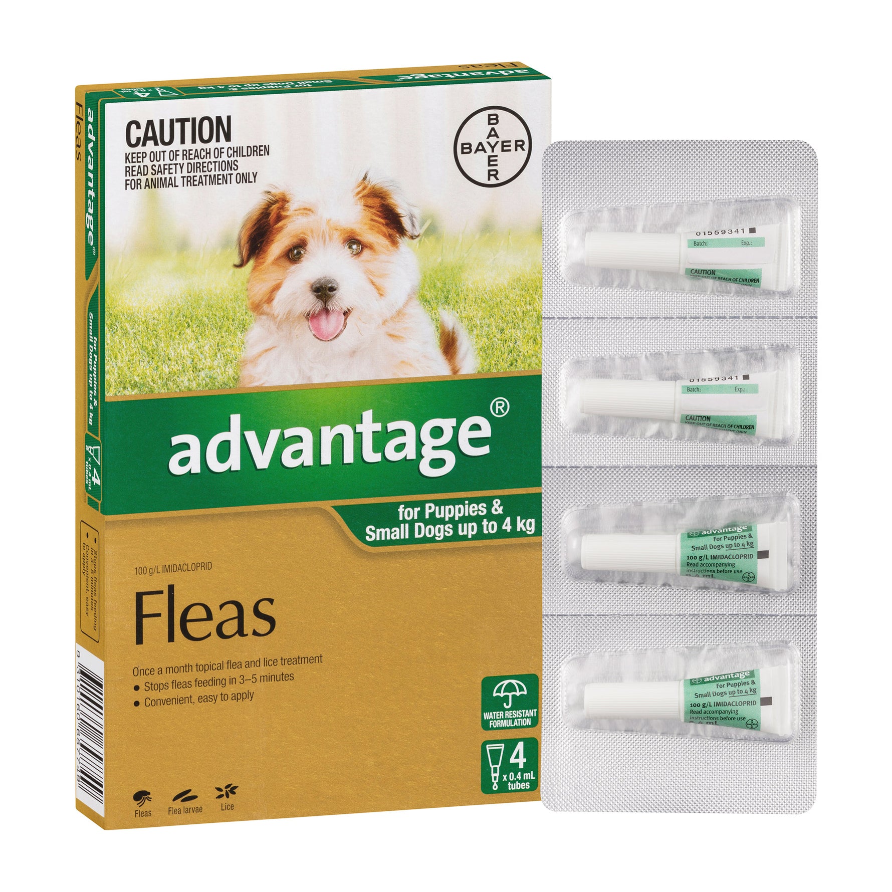 Advantage for Dogs & Puppies Under 4kg