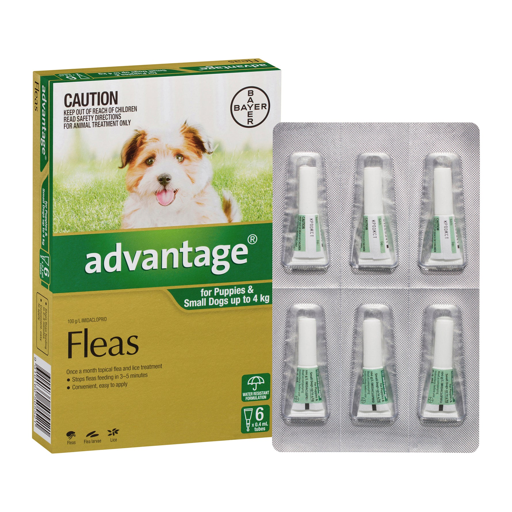 Advantage for Dogs & Puppies Under 4kg