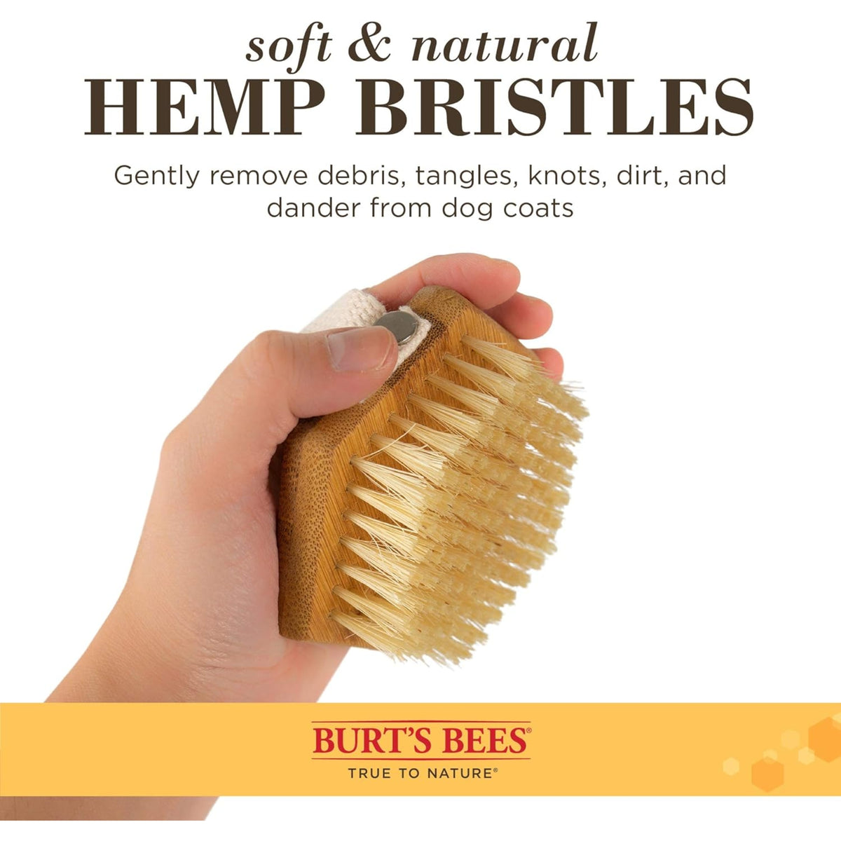 Burt's Bees Palm Bristle Brush for Dogs
