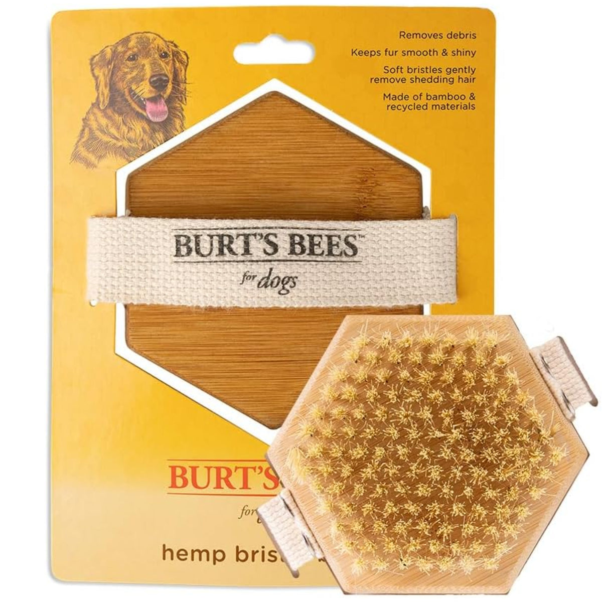 Burt's Bees Palm Bristle Brush for Dogs