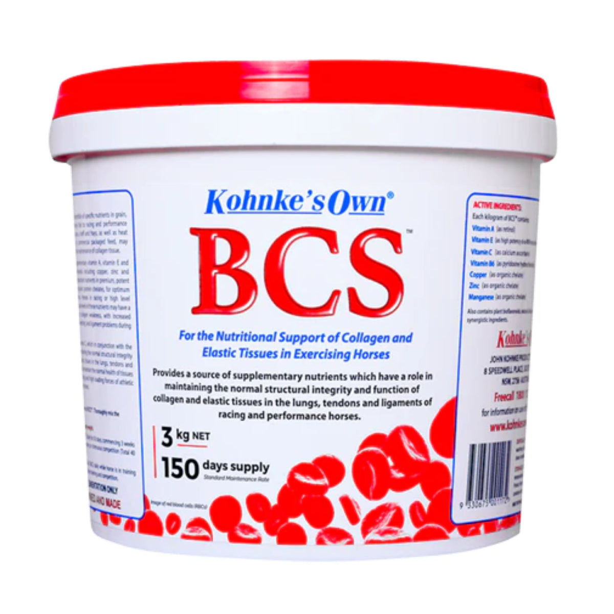 Kohnke's Own BCS Collagen and Elastic Tissue Support for Horses