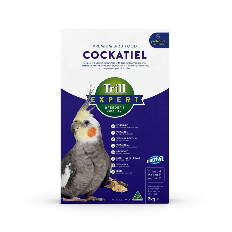 Trill Expert Cockatiel Premium Bird Food 2kg