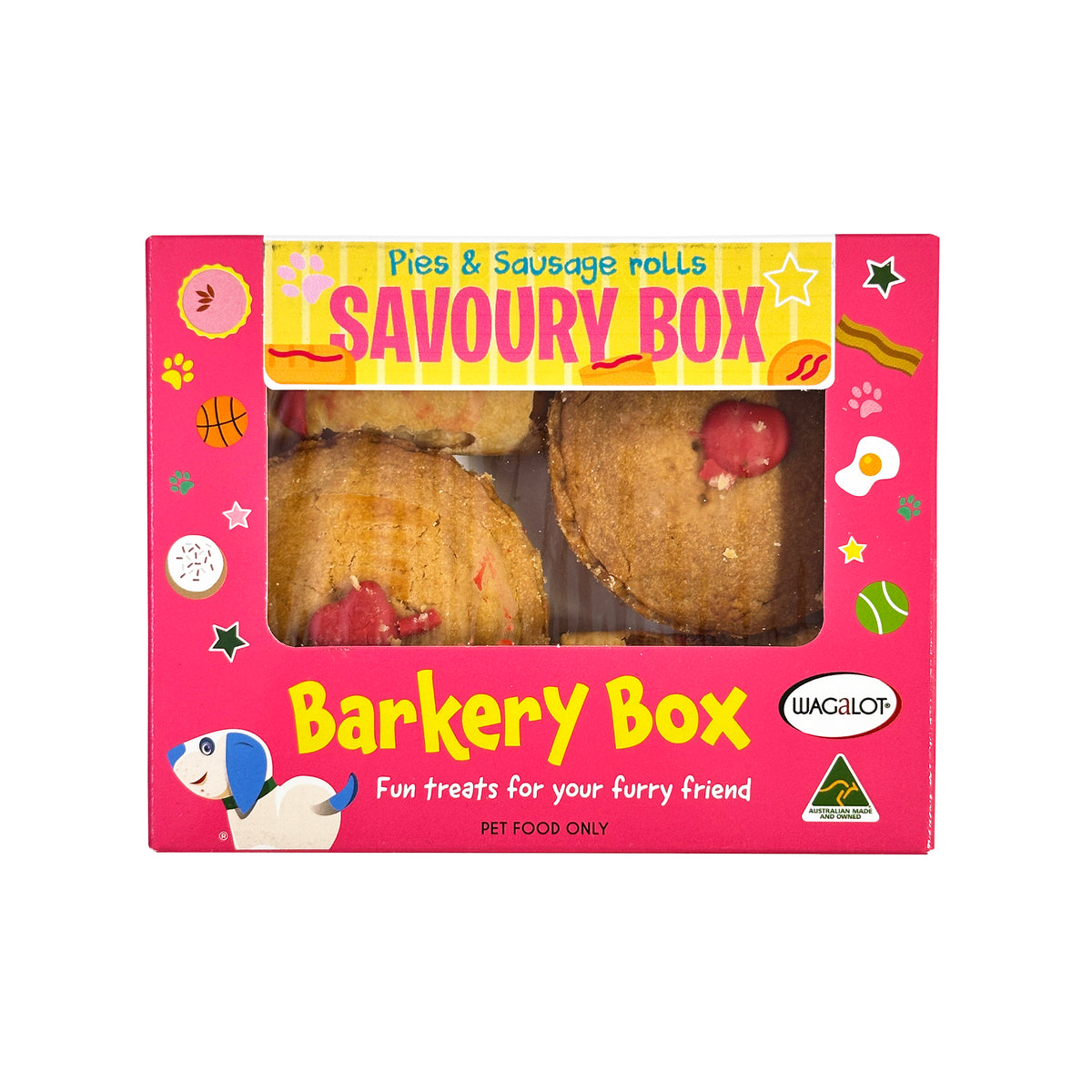 Barkery Box Savoury Pie & Sausage Rolls 160g