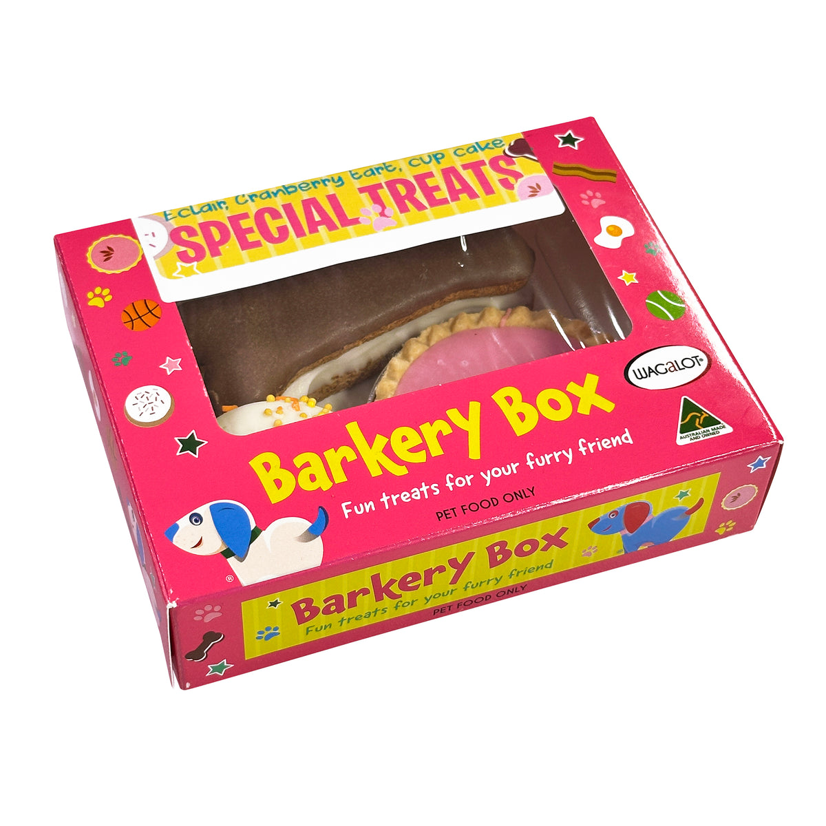 Barkery Box Special Treats Eclair, Tart & Pupcake 180g