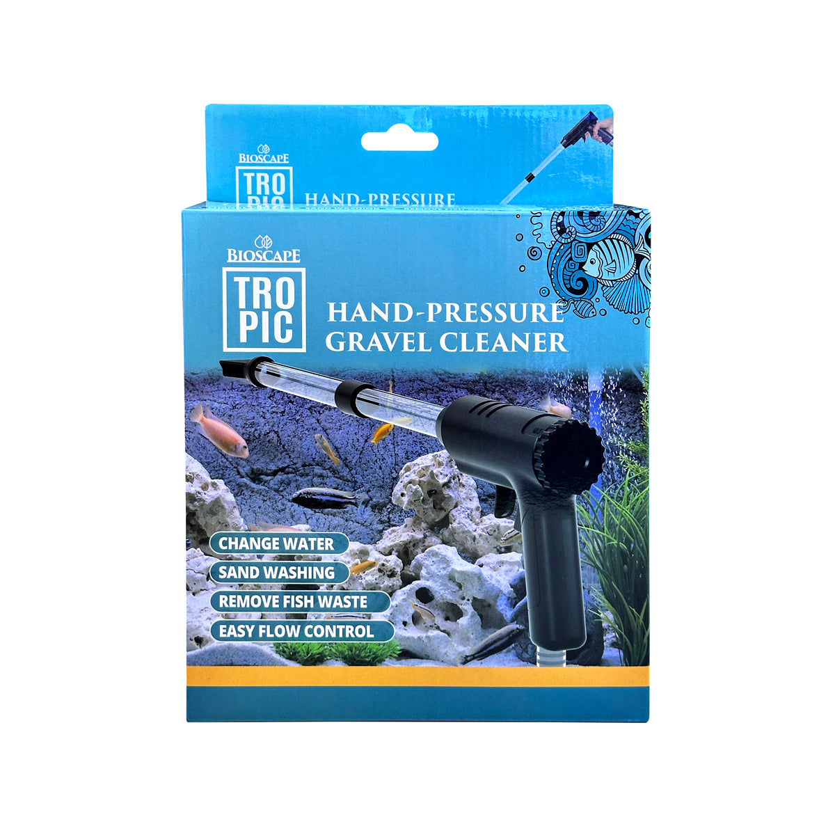 Bioscape Tropic Hand-Pressure Gravel Cleaner 30 - 60cm