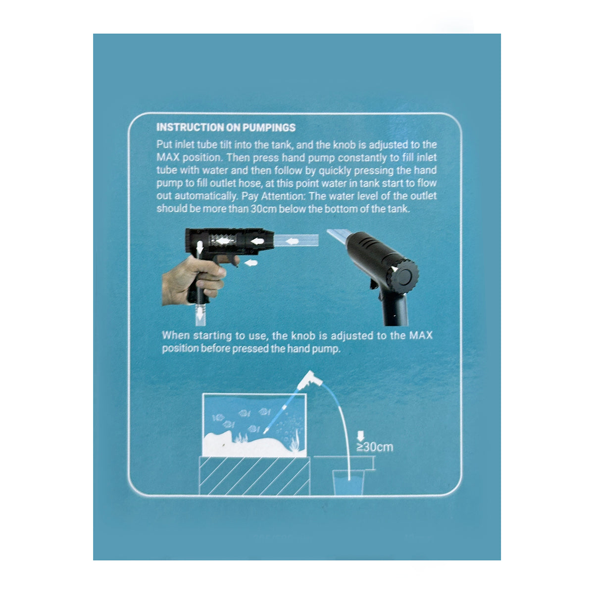 Bioscape Tropic Hand-Pressure Gravel Cleaner 30 - 60cm