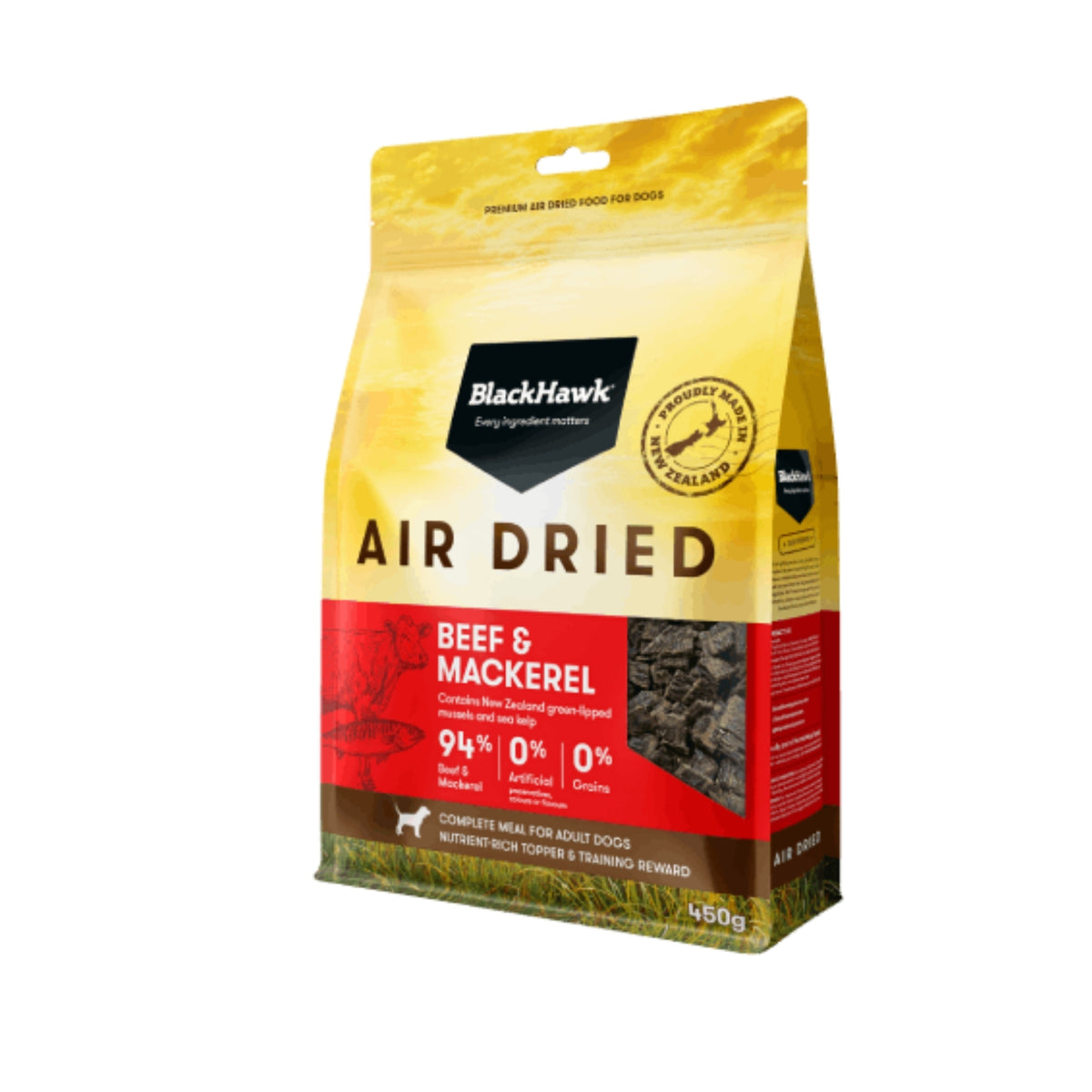 Black Hawk Air Dried Beef & Mackerel Adult Dog Food