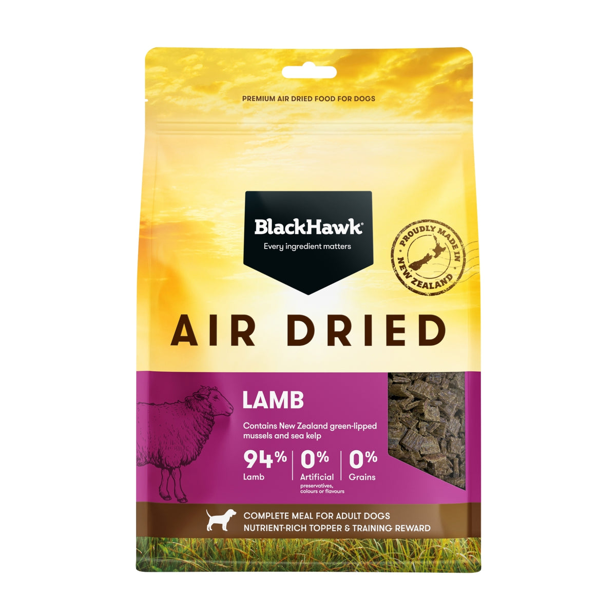 Black Hawk Air Dried Lamb Adult Dog Food