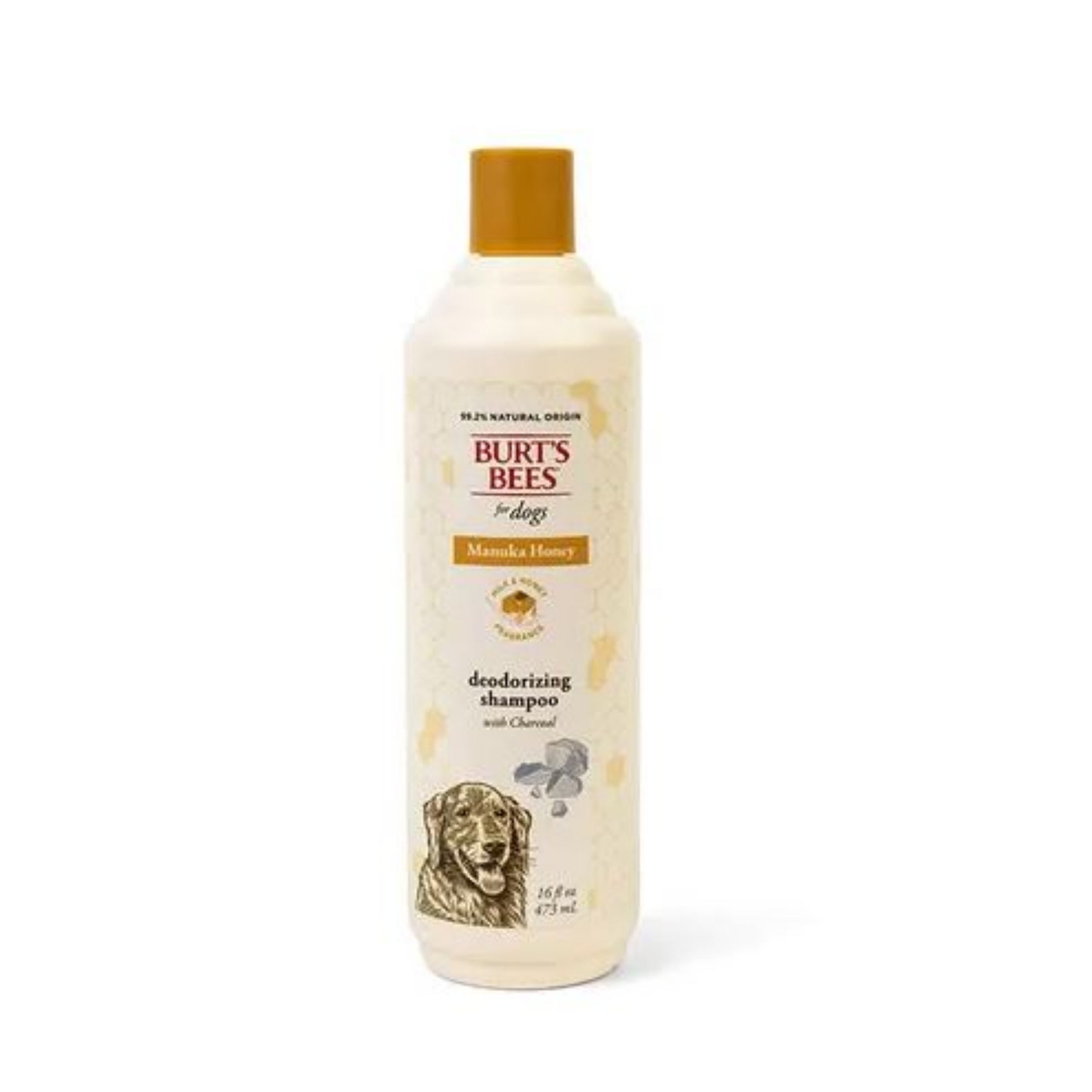 Burt’s Bees Manuka Honey Deodorizing Shampoo with Charcoal for Dogs 473mL