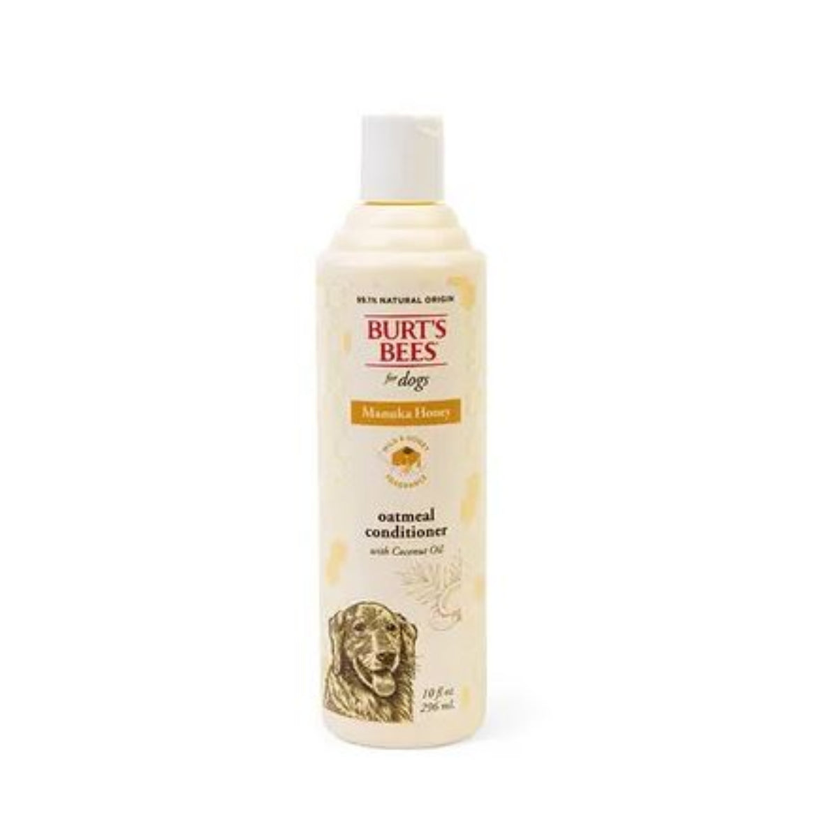 Burt’s Bees Manuka Honey Oatmeal Conditioner with Coconut Oil for Dogs 296mL