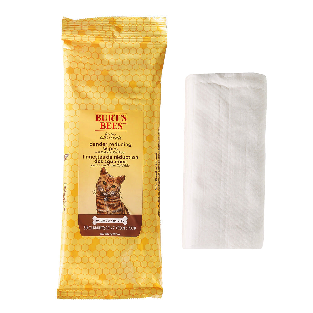 Burt's Bees Cat Dander Wipes - 50 pack