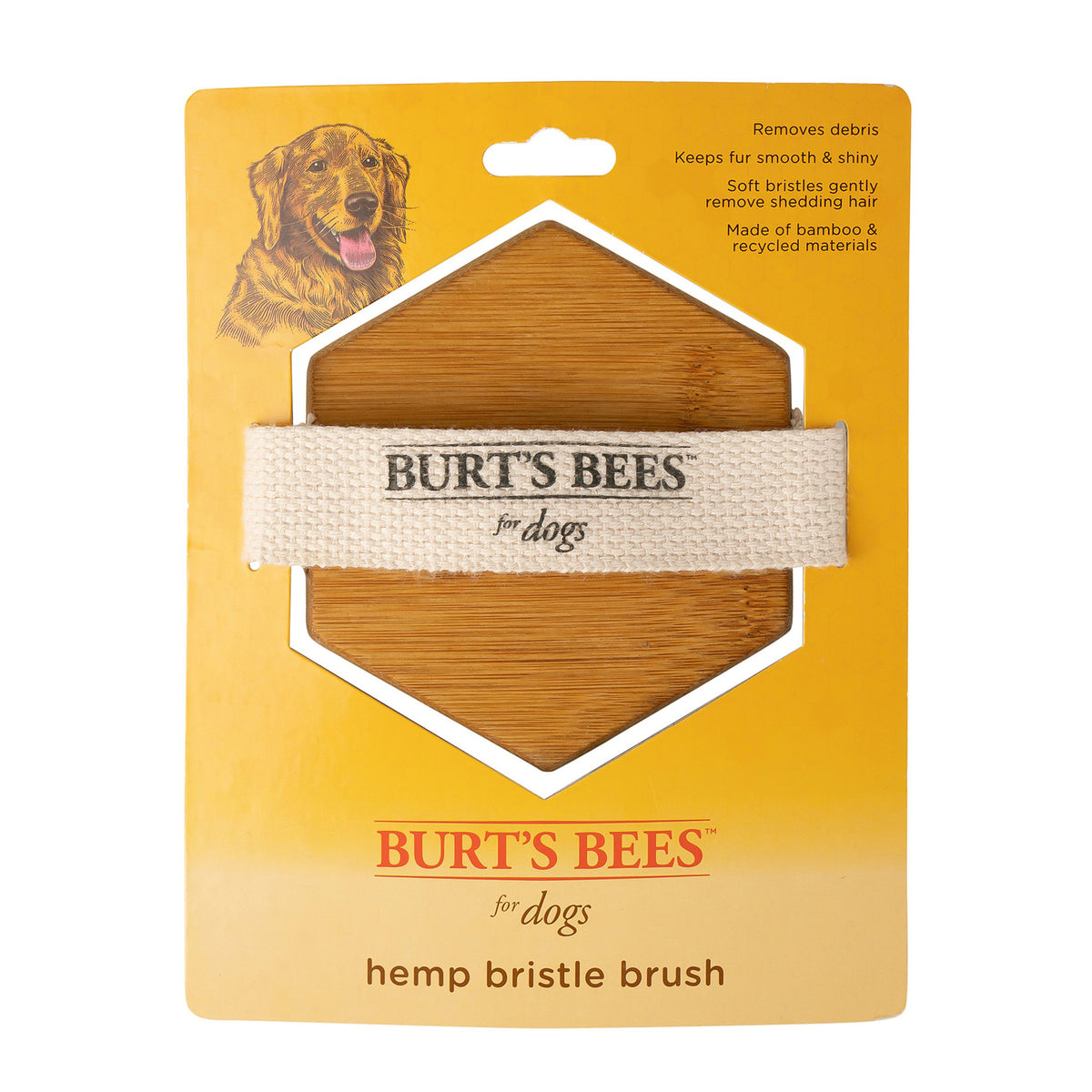 Burt's Bees Palm Bristle Brush for Dogs