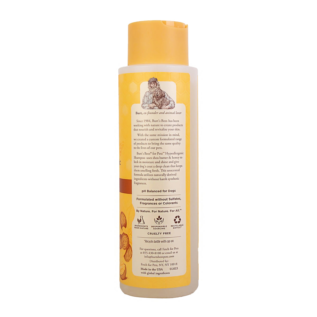 Burt's Bees Hypoallergenic Shampoo with Shea Butter and Honey for Dogs 473mL