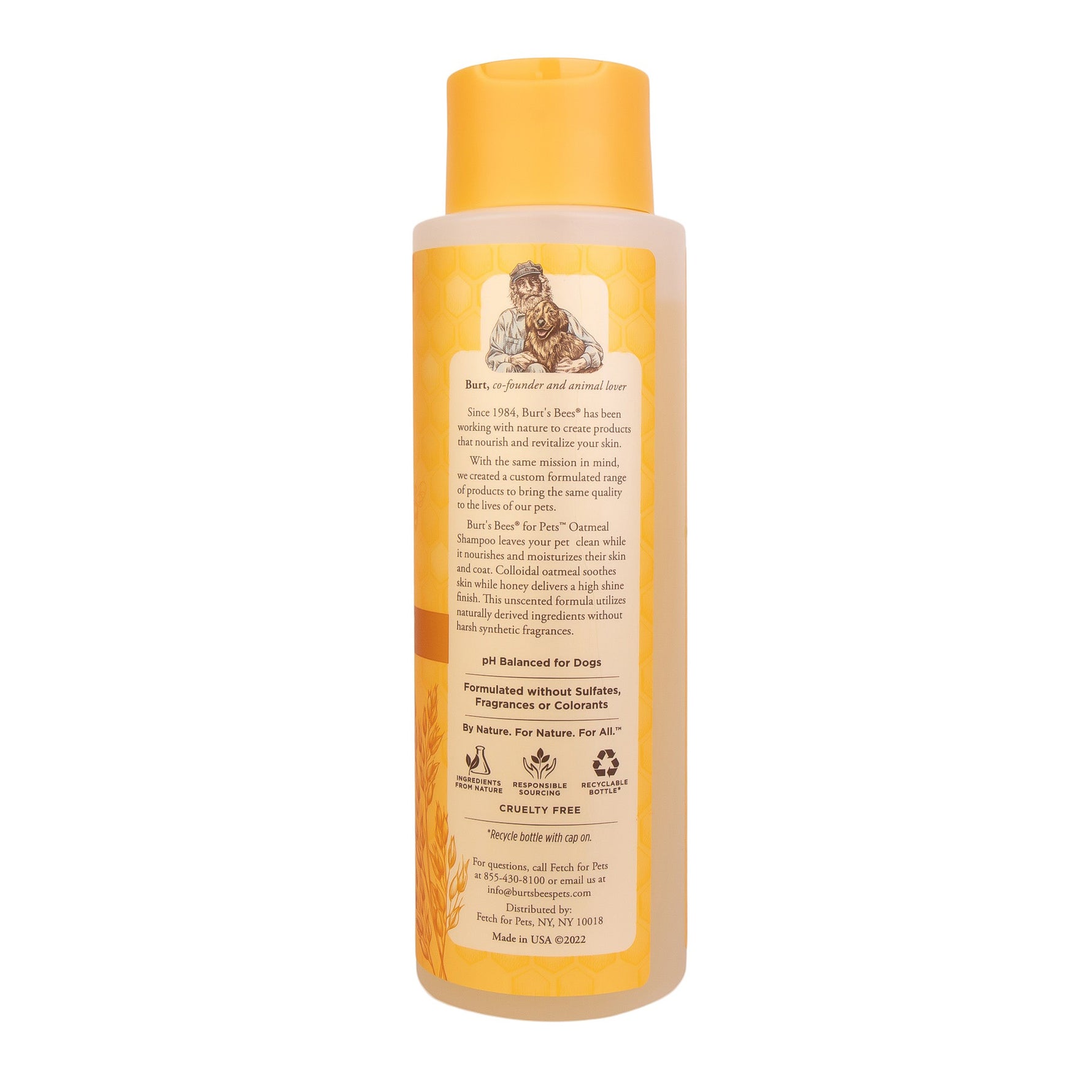 Burt's Bees Oatmeal Shampoo for Dogs 473mL