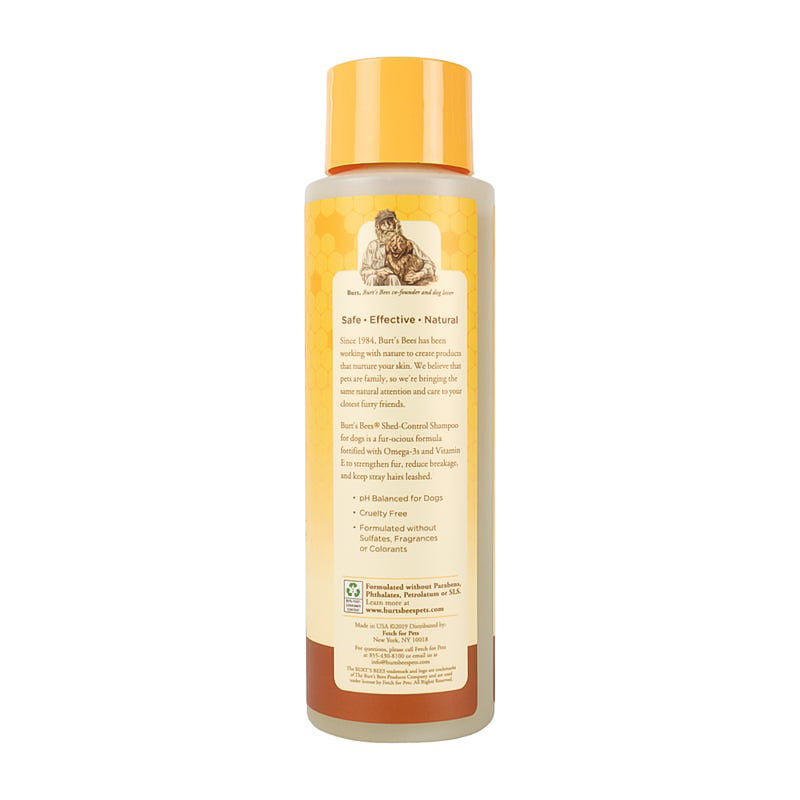 Burt's Bees Shed Control Shampoo with Omega 3 and Vitamin E for Dogs 473mL