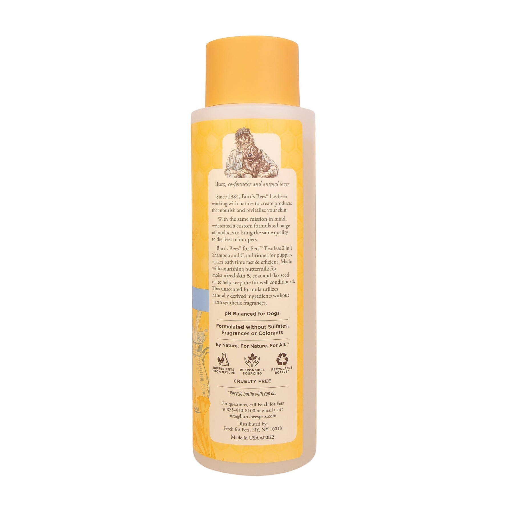 Burt's Bees Tearless Shampoo with Buttermilk for Puppies 473mL
