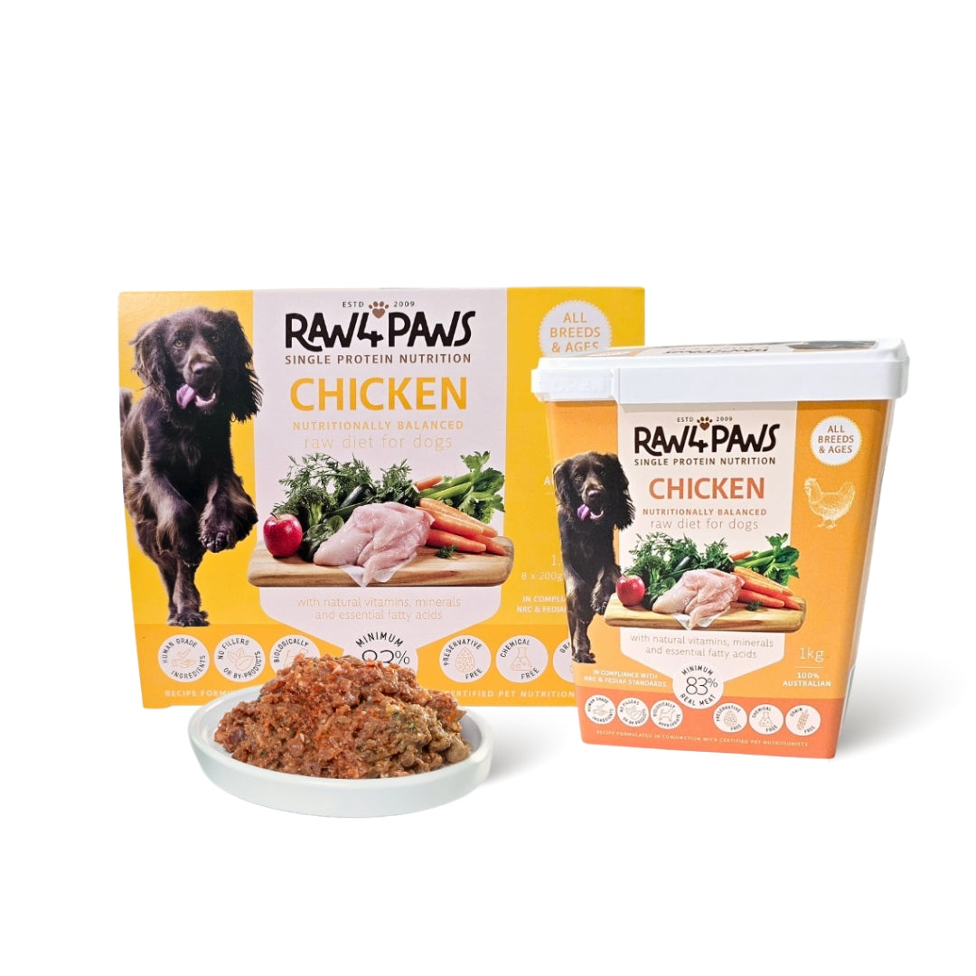 Raw4Paws Chicken Raw Diet for Dogs (Frozen - Pickup Only)