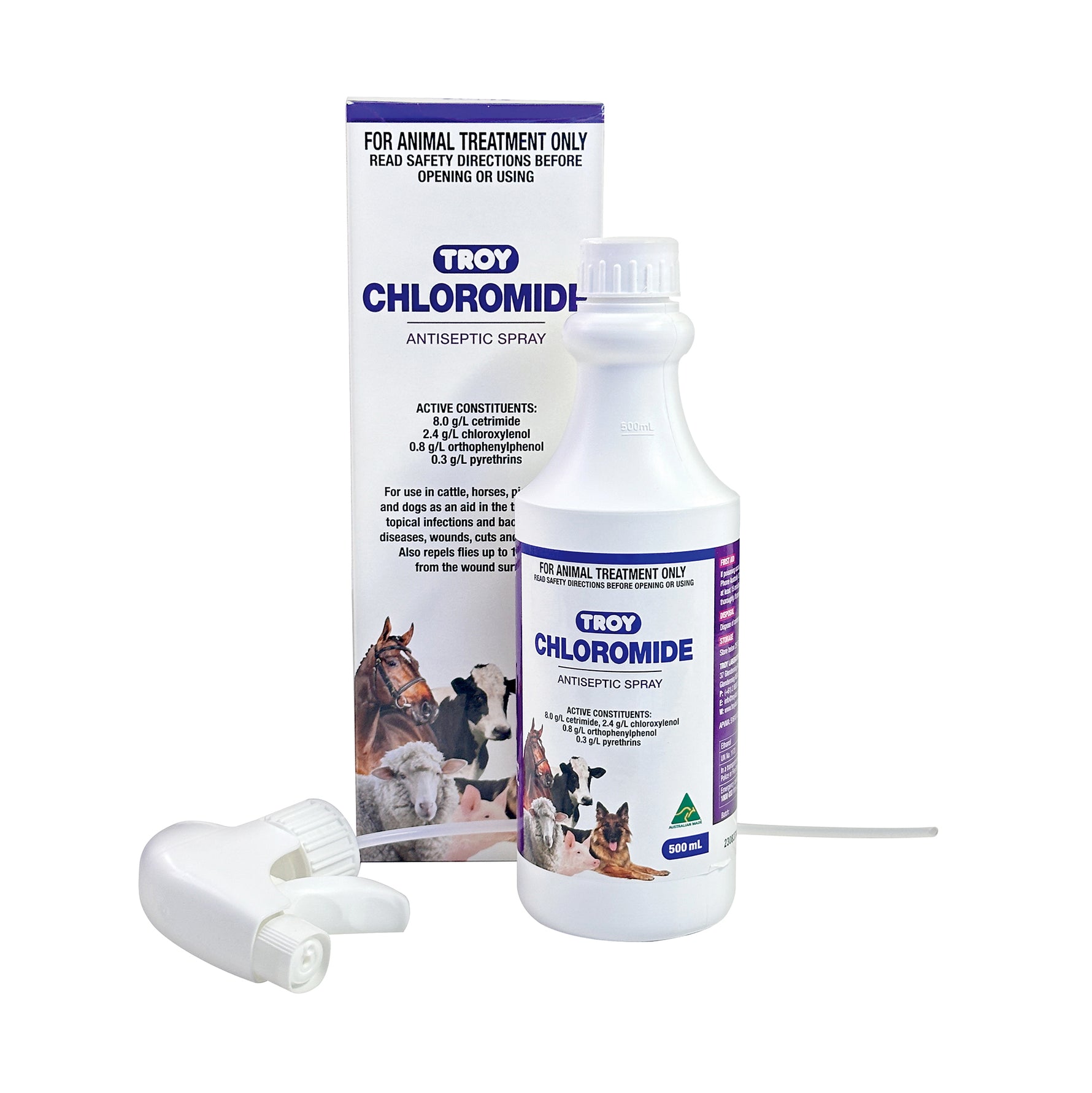 Chloromide Antiseptic Spray 500mL