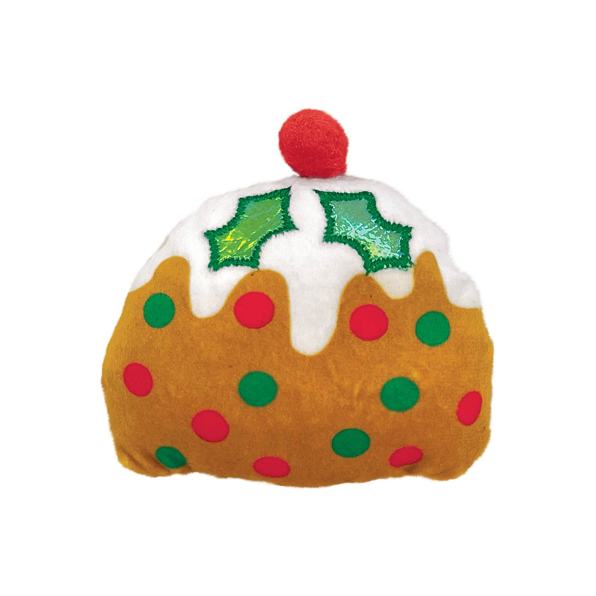 KONG Holiday Scrattle Cat Toy - Christmas Pudding