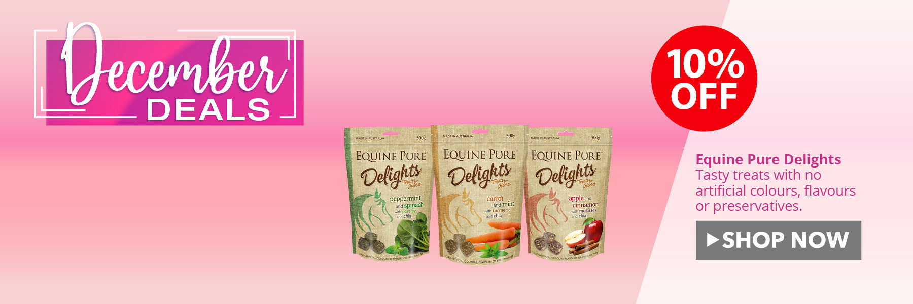 Equine Pure Delights ON SALE NOW