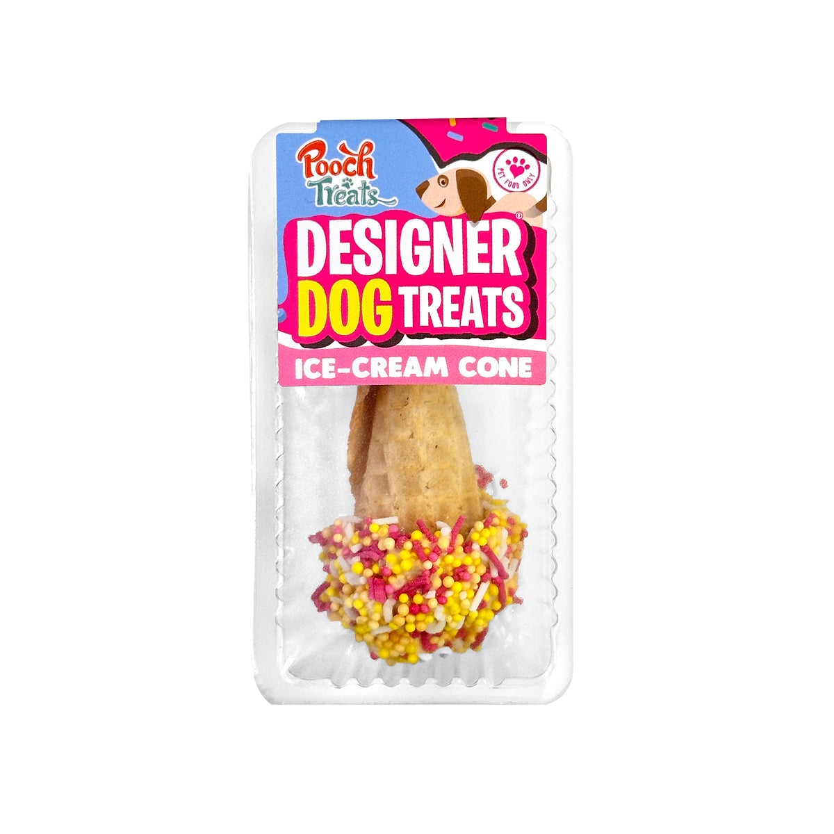 Designer Dog Treats - Ice Cream Cone 65g