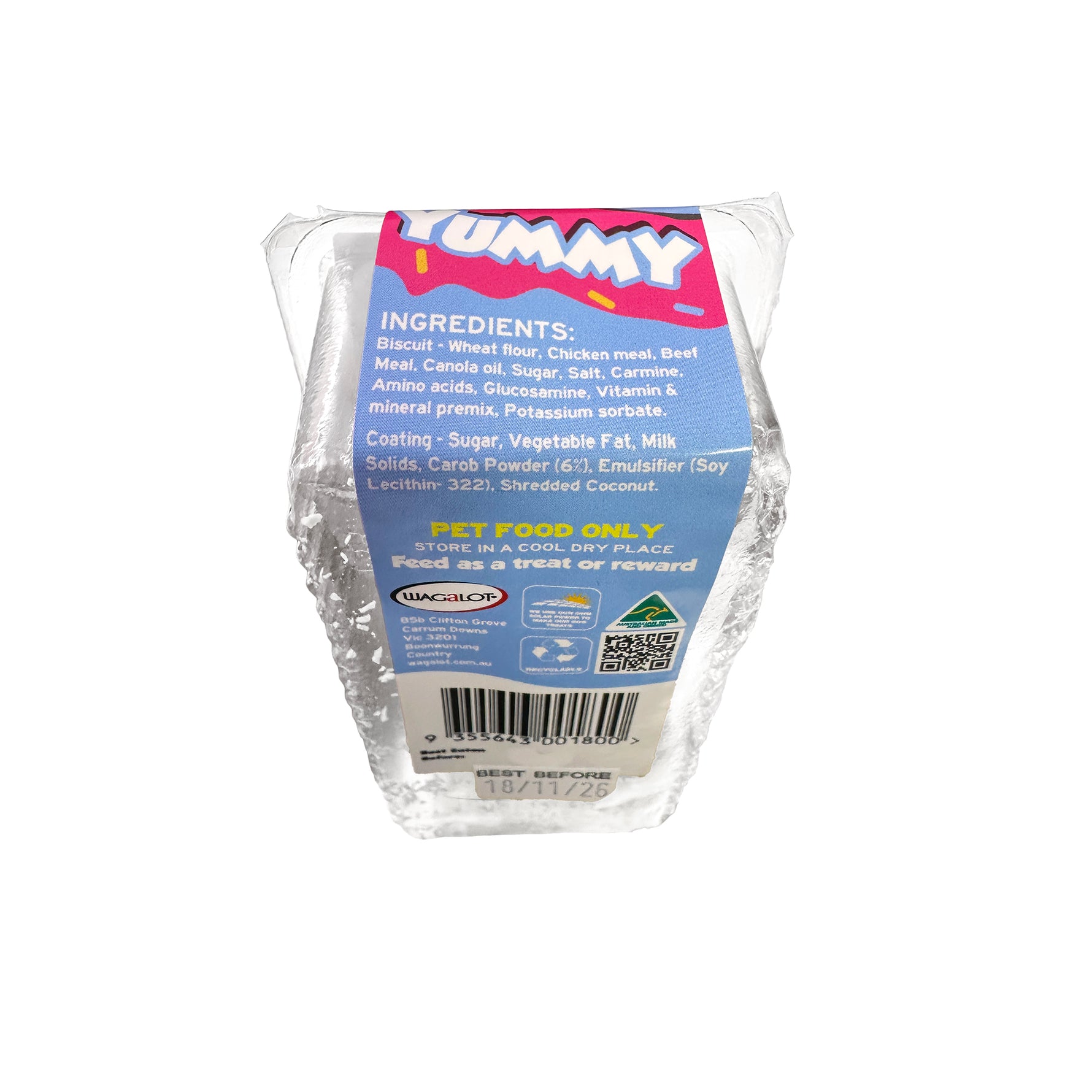 Designer Dog Treats - Lamington 65g