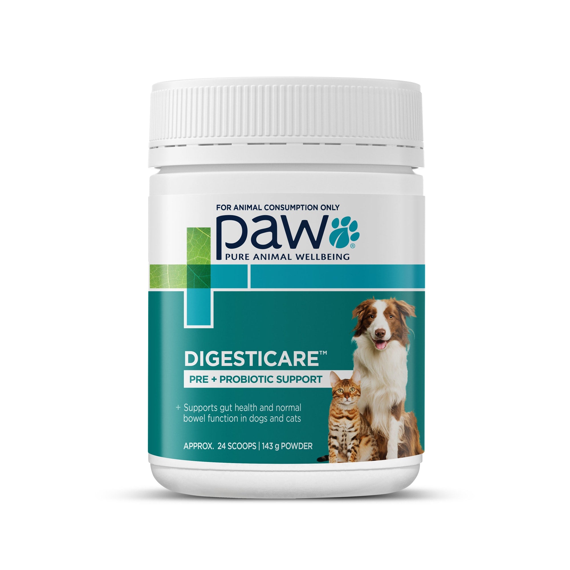 PAW DigestiCare Pre + Probiotic Support 143g