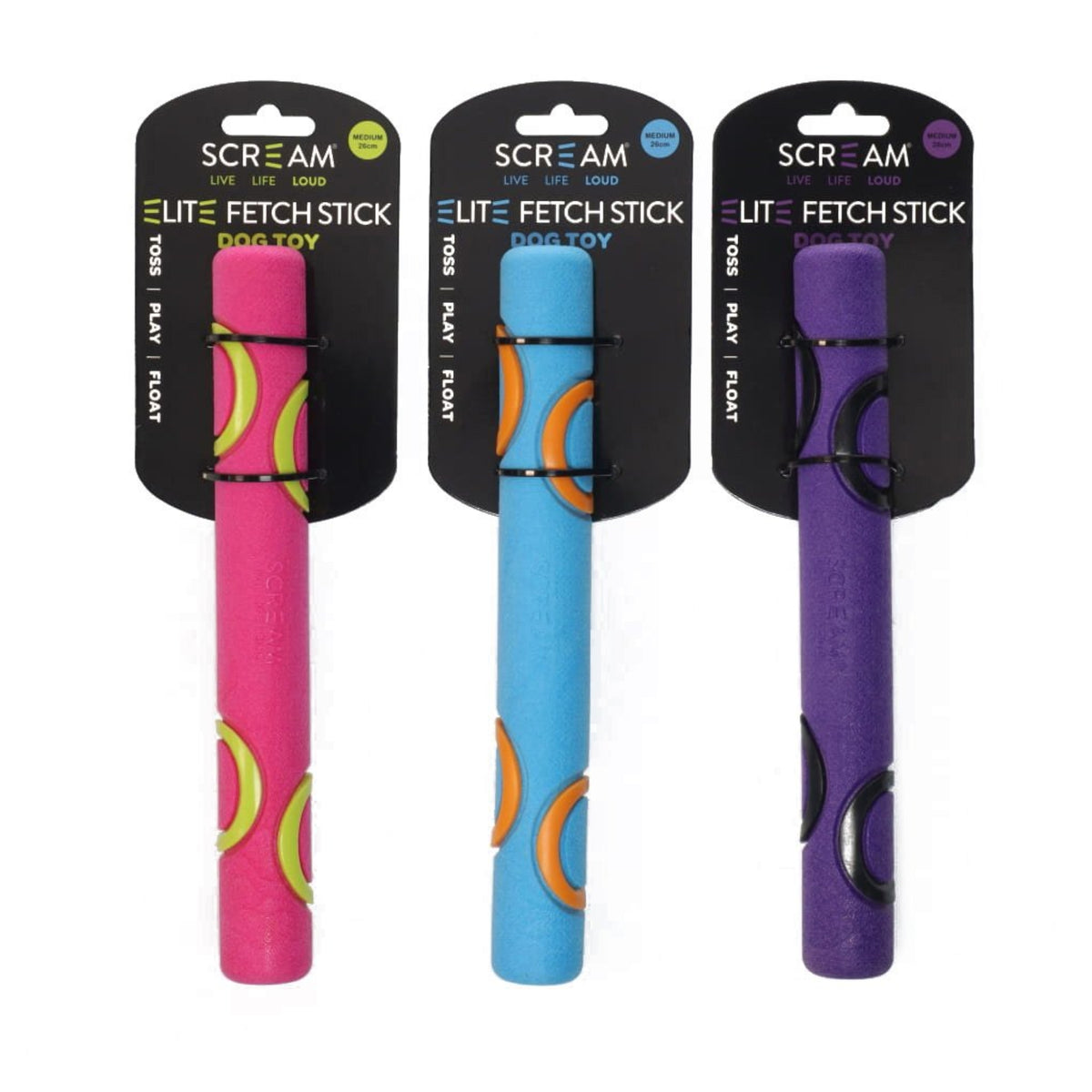 Scream Elite Fetch Stick - Medium 26cm