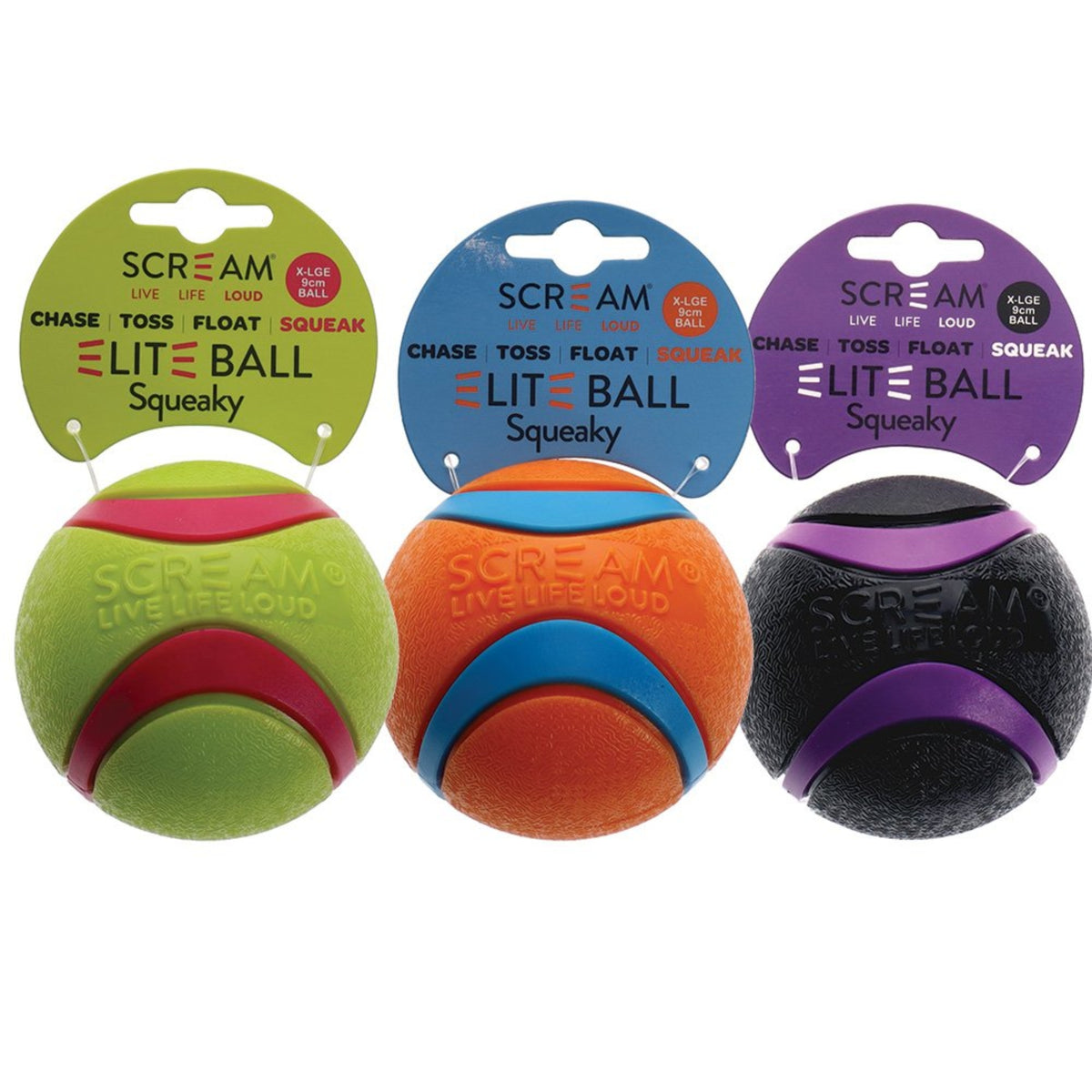 Scream Elite Squeaky Ball 9cm