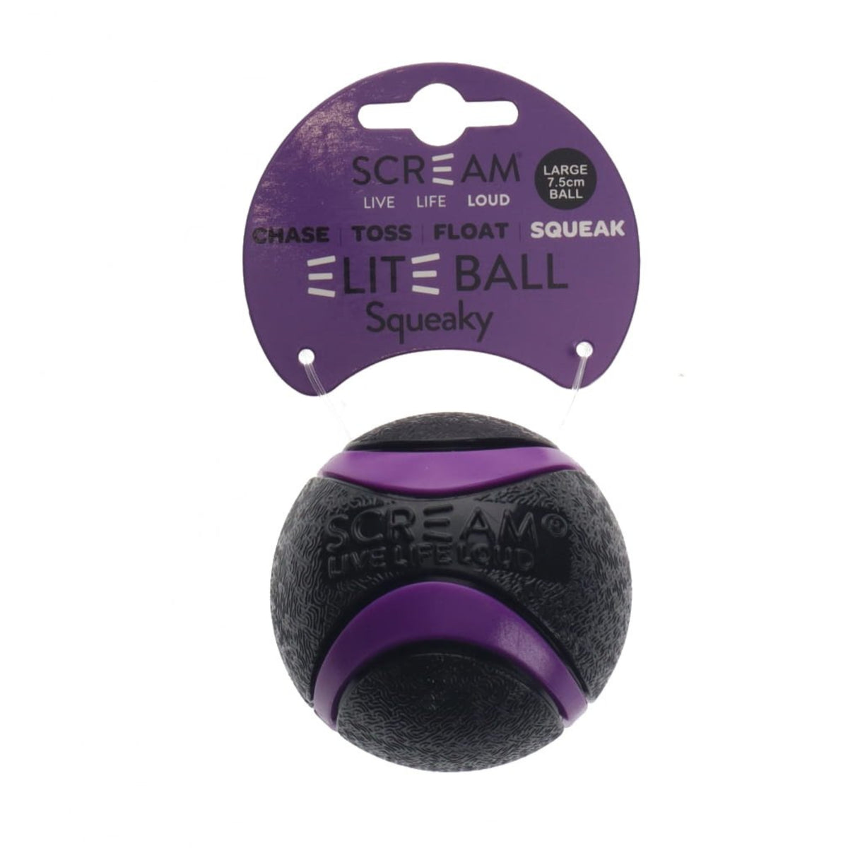 Scream Elite Squeaky Ball Squeaky 7.5cm