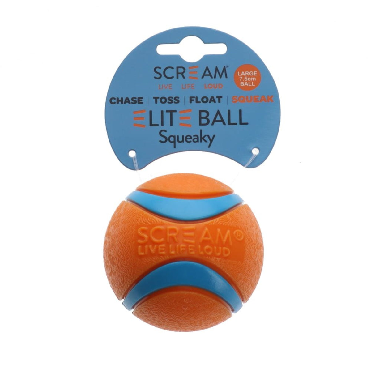 Scream Elite Squeaky Ball Squeaky 7.5cm