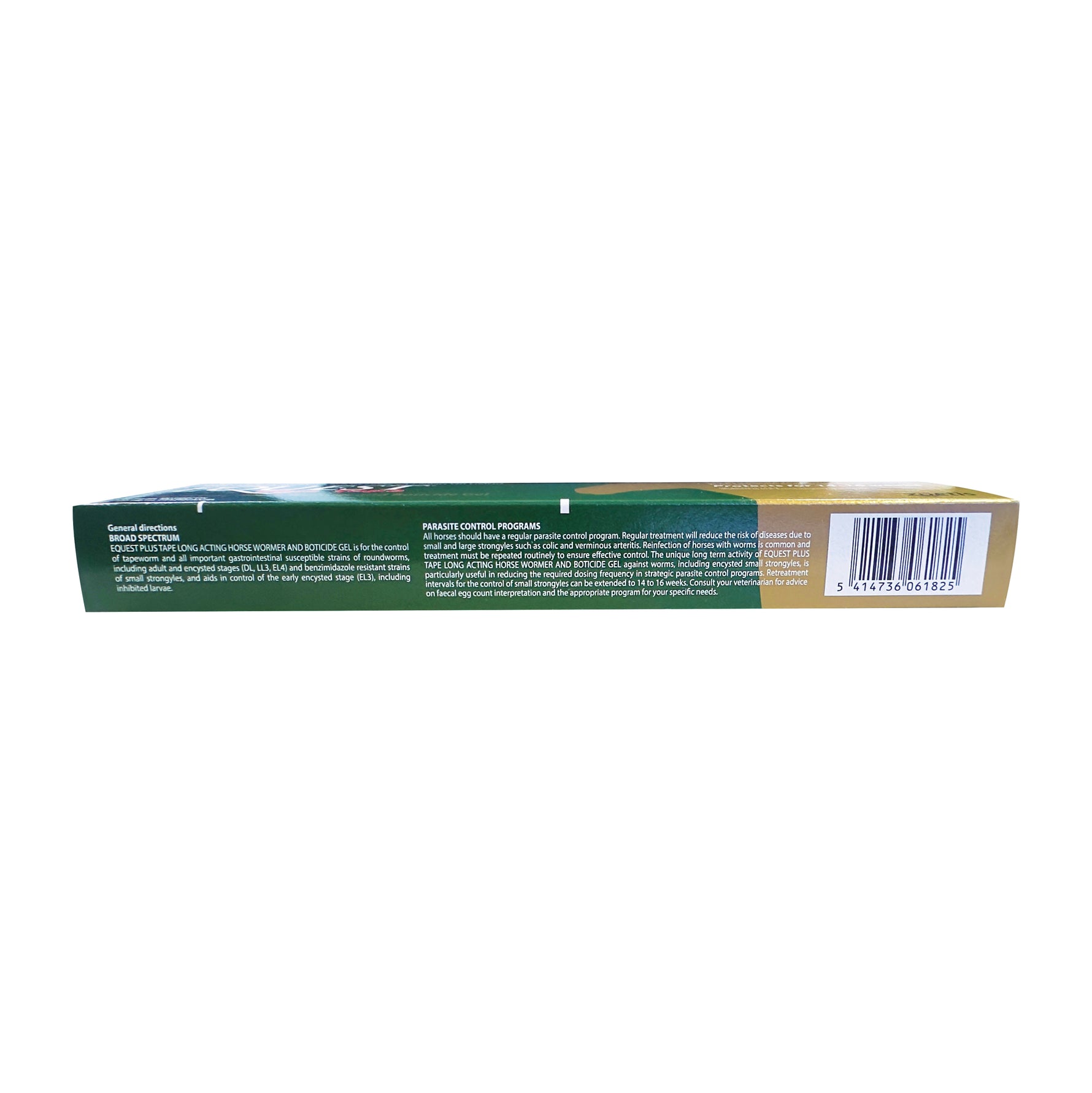 Equest Plus Tape Long Acting Horse Wormer and Boticide Gel 14.4g