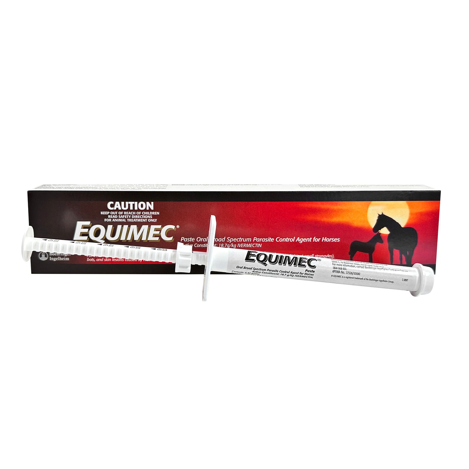 Equimec Broad Spectrum Parasite Control Paste for Horses 6.42g