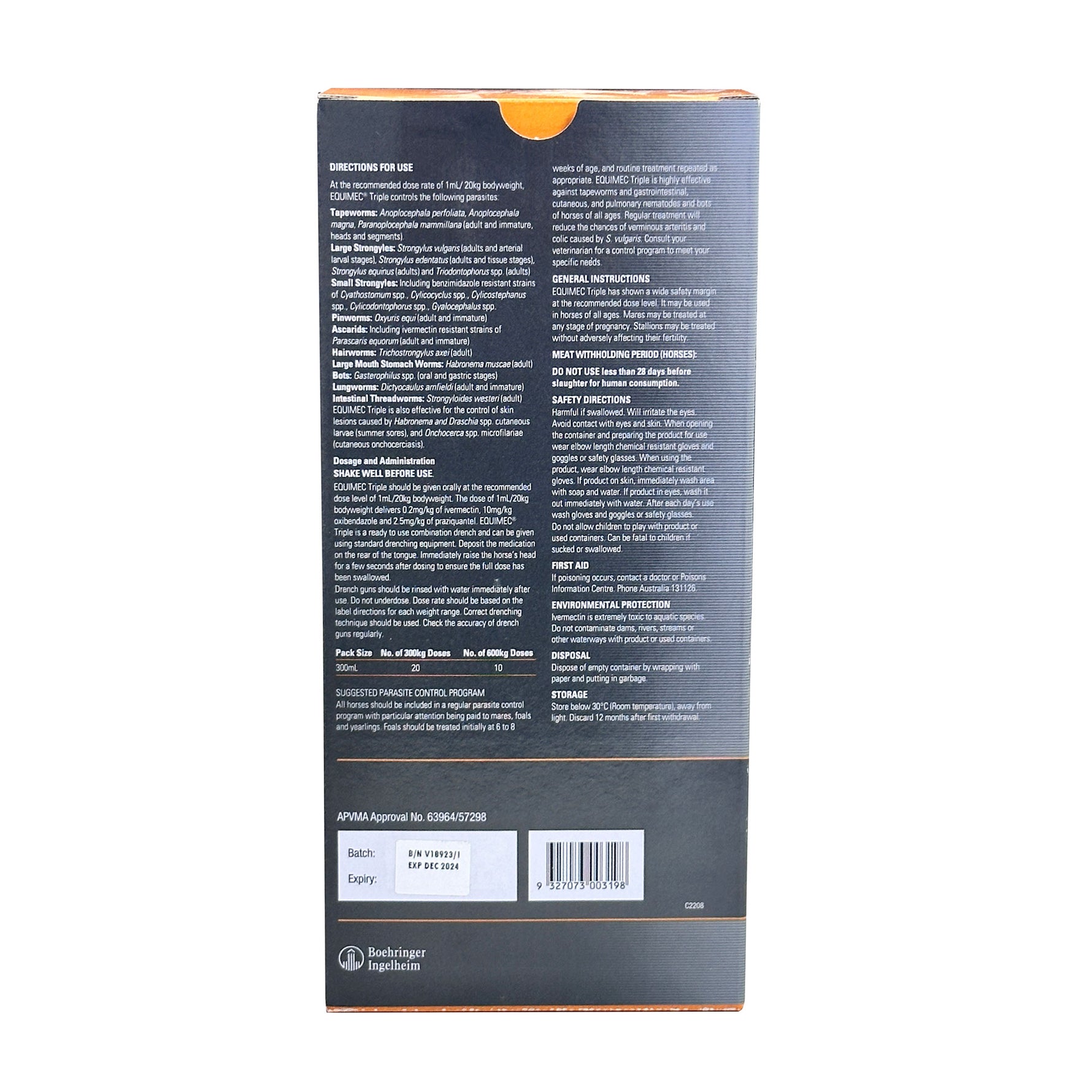 Equimec Triple Liquid Stable Pack 300ml