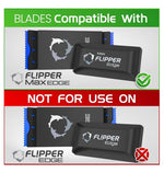 Flipper Edge Max Acrylic Safe Plastic Blades - 10 pack
