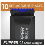 Flipper Edge Max Acrylic Safe Plastic Blades - 10 pack