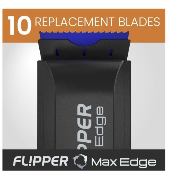 Flipper Edge Max Acrylic Safe Plastic Blades - 10 pack