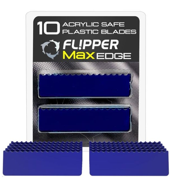 Flipper Edge Max Acrylic Safe Plastic Blades - 10 pack