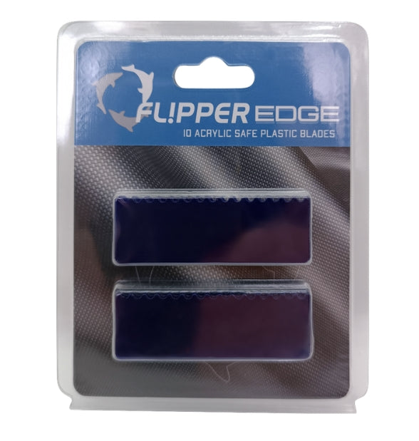 Flipper Edge Standard Acrylic Safe Plastic Blades - 10 Pack