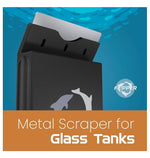 Flipper Edge Stainless Steel Replacement Blades for Glass Tanks - 4 pack