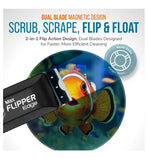 Flipper Edge Max 2 in 1 Floating Magnetic Aquarium Algae Cleaner