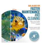 Flipper Edge Max 2 in 1 Floating Magnetic Aquarium Algae Cleaner